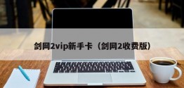 剑网2vip新手卡（剑网2收费版）