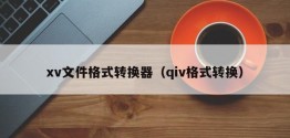 xv文件格式转换器（qiv格式转换）